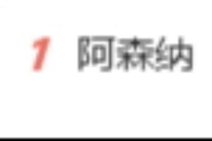 流量拉滿！阿森納奪得英超冠軍，“阿森納”詞條一度登上熱搜第一