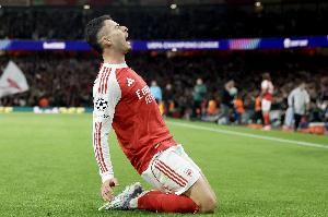 馬丁內(nèi)利發(fā)文：阿森納改變了我的人生，這個冠軍也屬于每一個槍迷