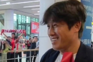5月25日下午，斬獲隊史中超客場首勝的遼寧鐵人順利返程抵達沈陽