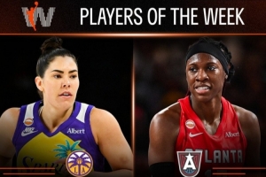 WNBA周最佳：火花隊(duì)普拉姆場均27+8 夢想隊(duì)瑞尼·霍華德23+6+4